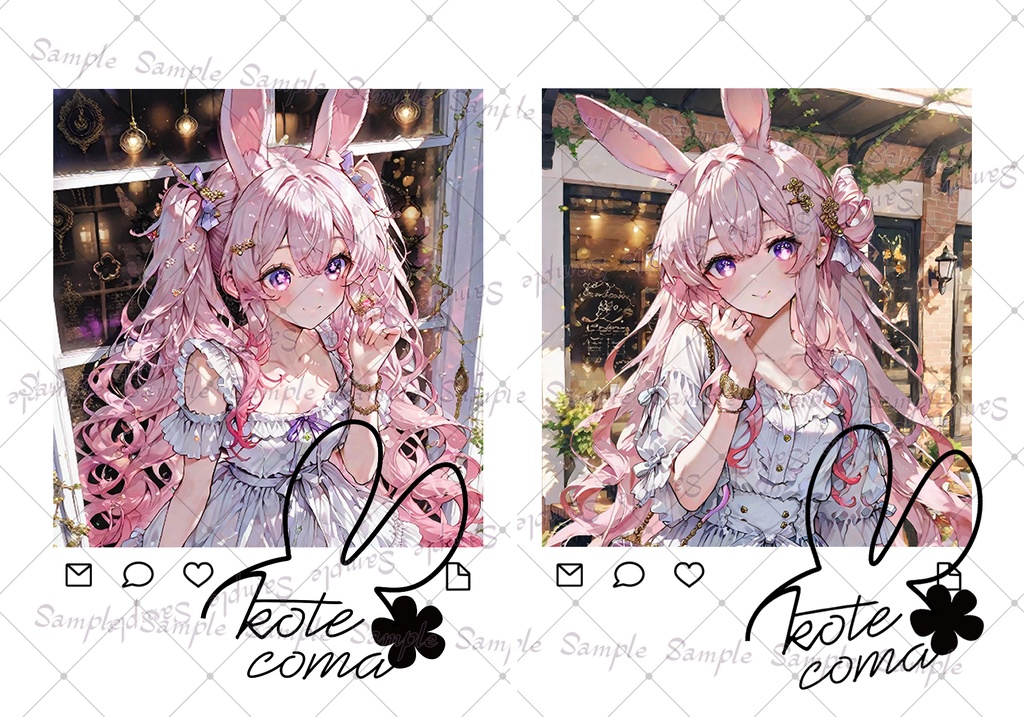 SNS風チェキカード