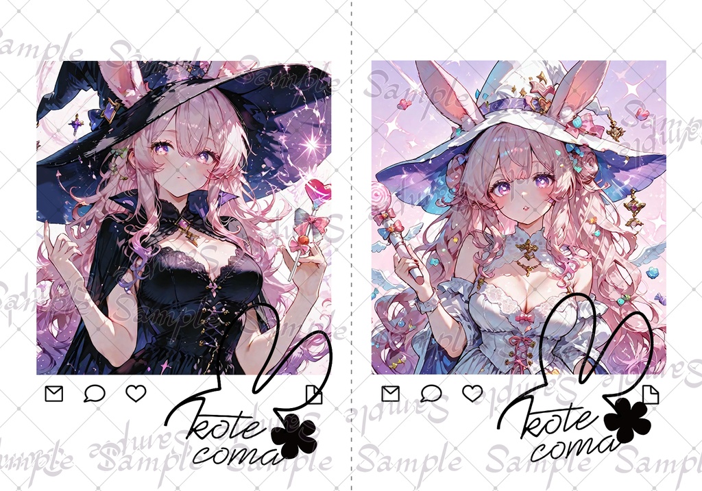 SNS風チェキカード