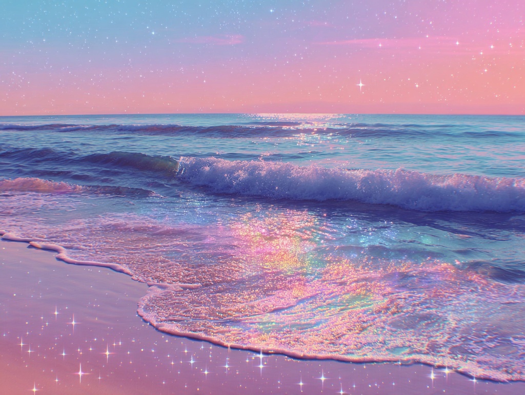 レトロな海の画像