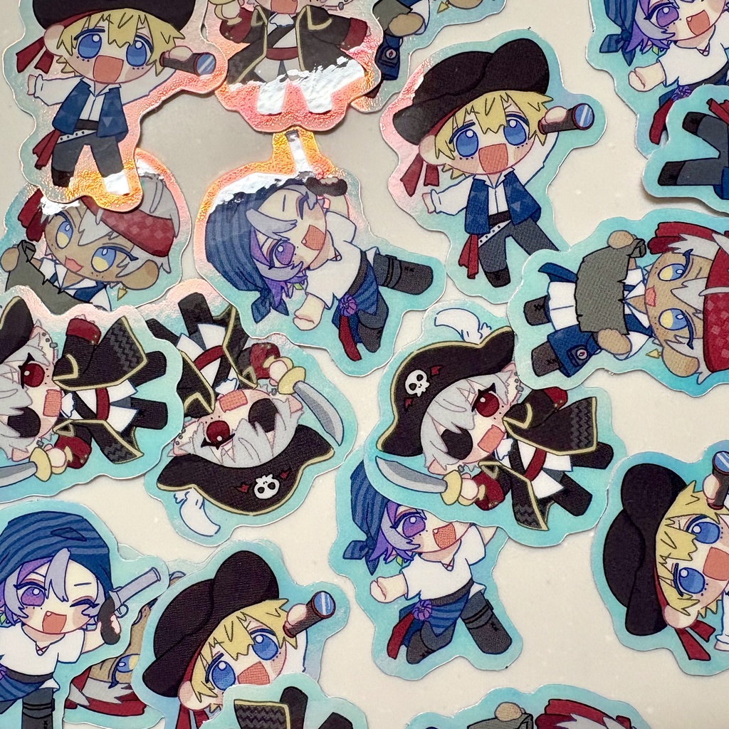 ﾗｸﾞｰｻﾞ🏴‍☠️シール4種セット