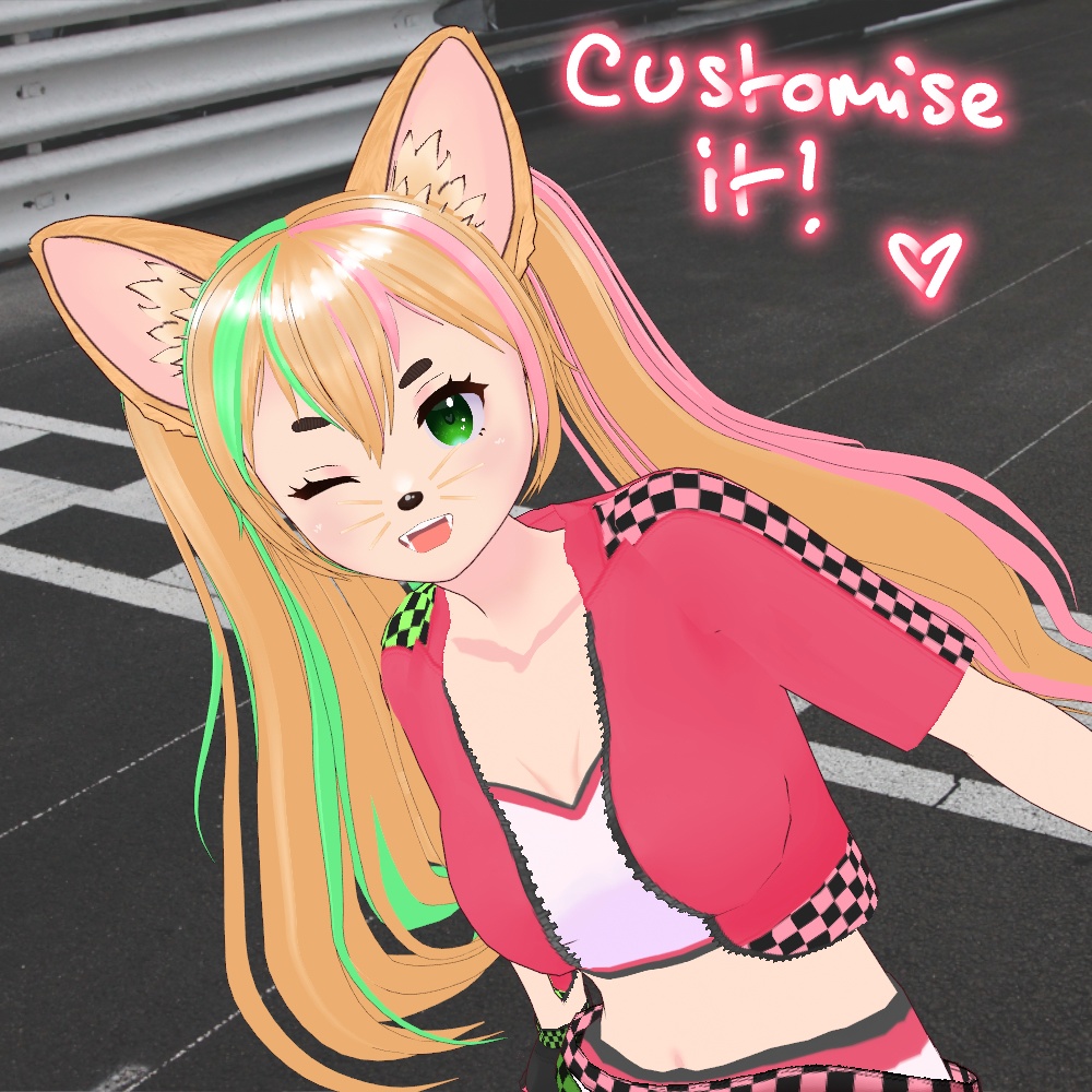 Vroid Open Racing Jacket