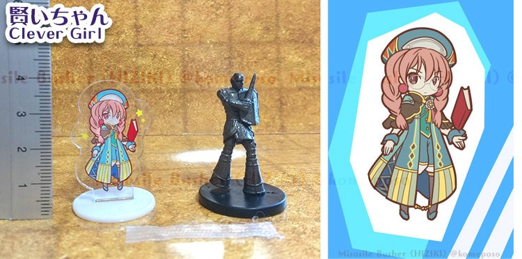 【立ち絵つき!】アクリルミニチュア TRPGのコマ、ゲームチップ等にも【立ち絵商用利用可】