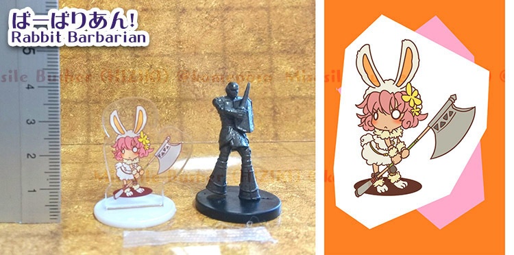 キュート!アクリルミニチュア! TRPGのコマ、ゲームチップ等にも【※立ち絵なし】