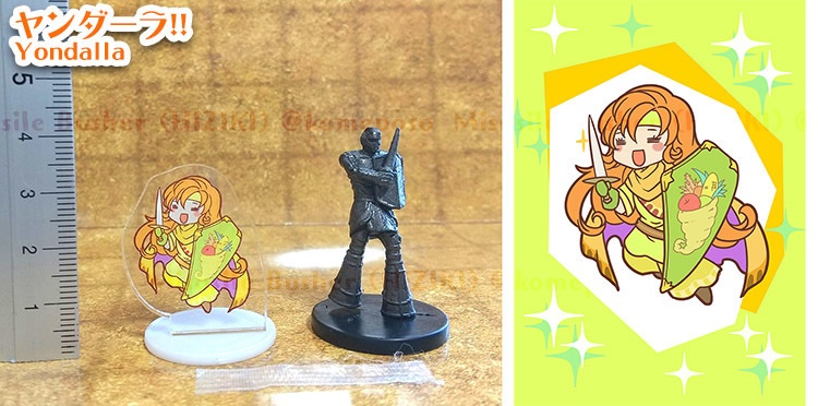 キュート!アクリルミニチュア! TRPGのコマ、ゲームチップ等にも【※立ち絵なし】