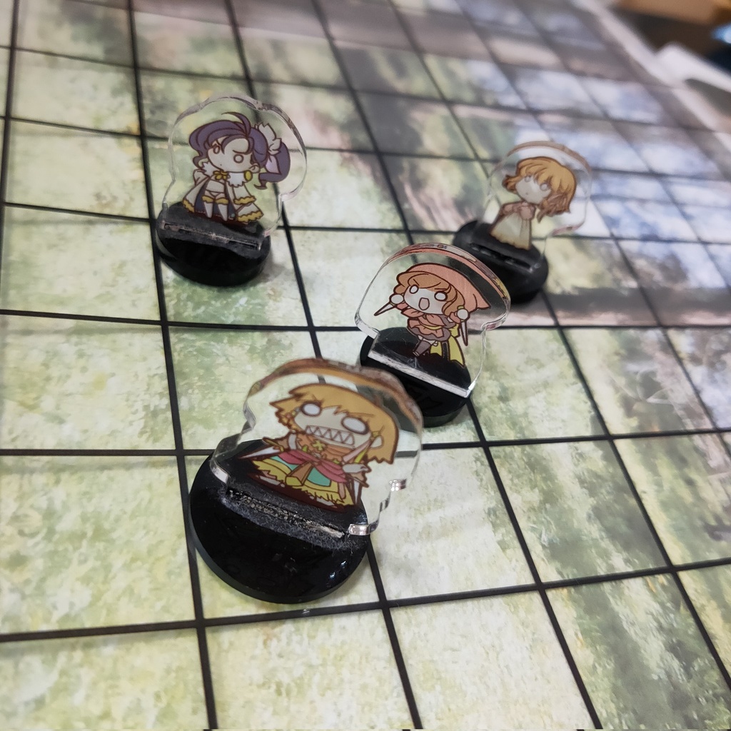 1インチマスのマップになるクリアファイル