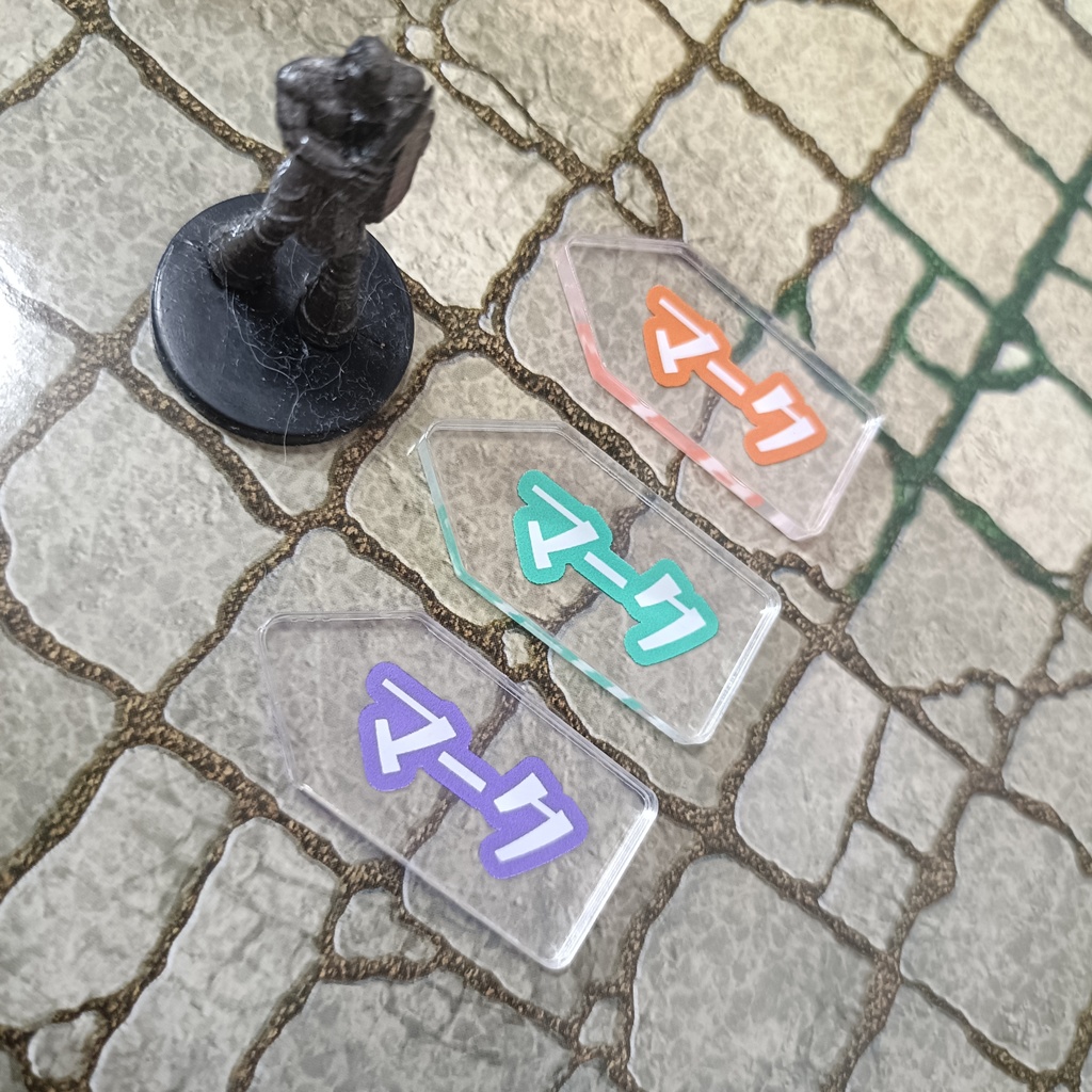 ★状態マーカー アクリル製(「有利・不利」「マーク」追加!)