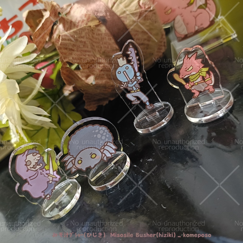 クセつよ!モンスターたちアクリルミニチュア!