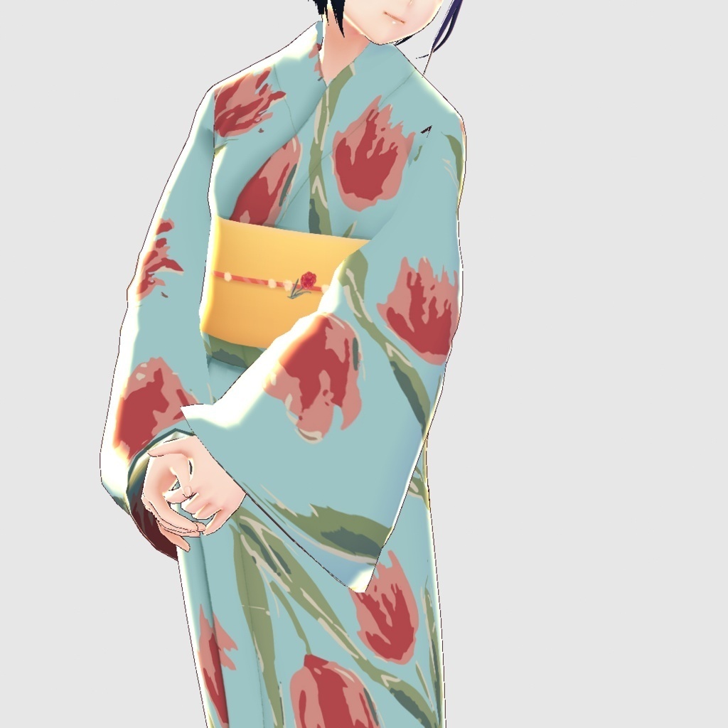 【VRoid正式版】チューリップ浴衣/F i.n.t