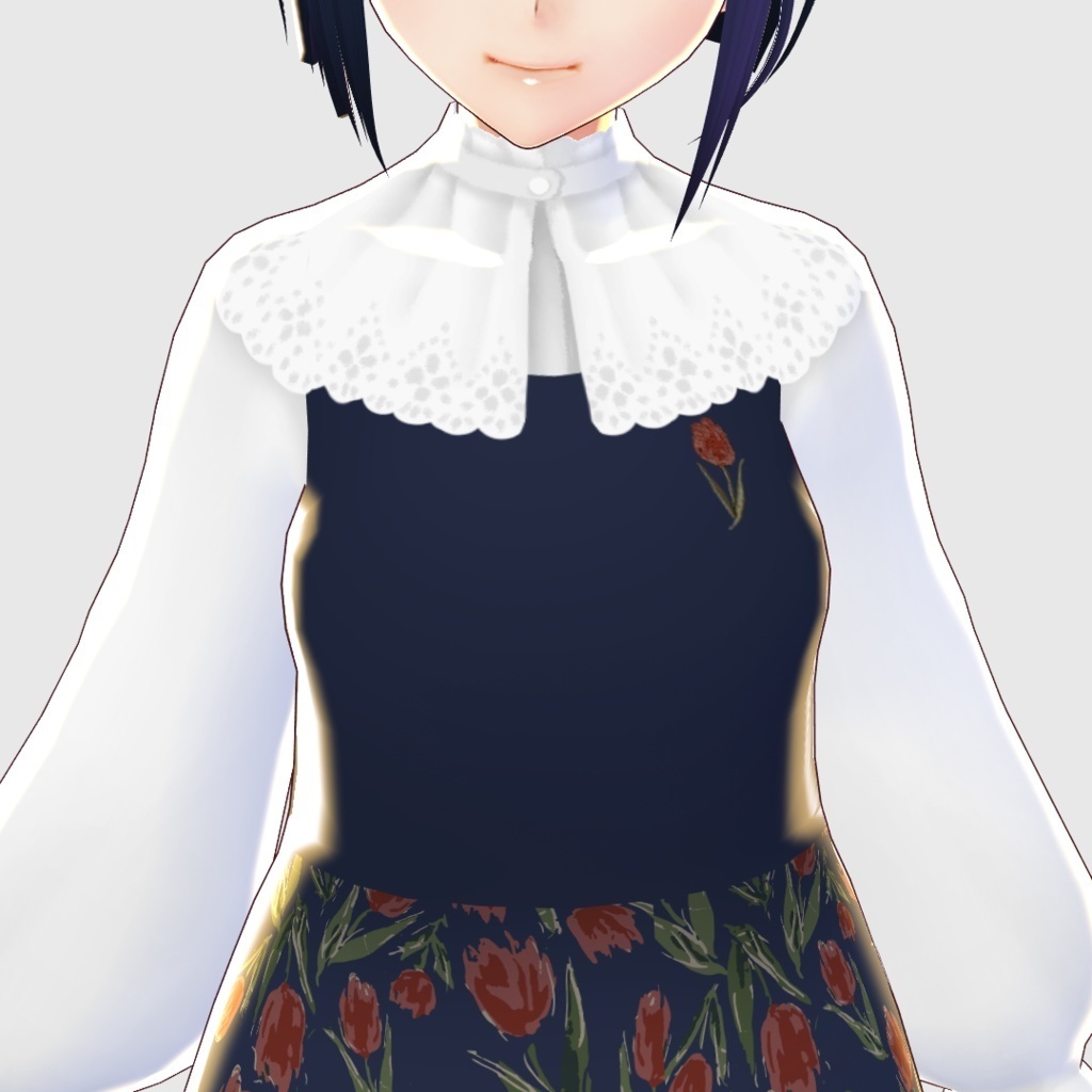 【正式版VRoid対応】チューリップワンピースセット/F i.n.t