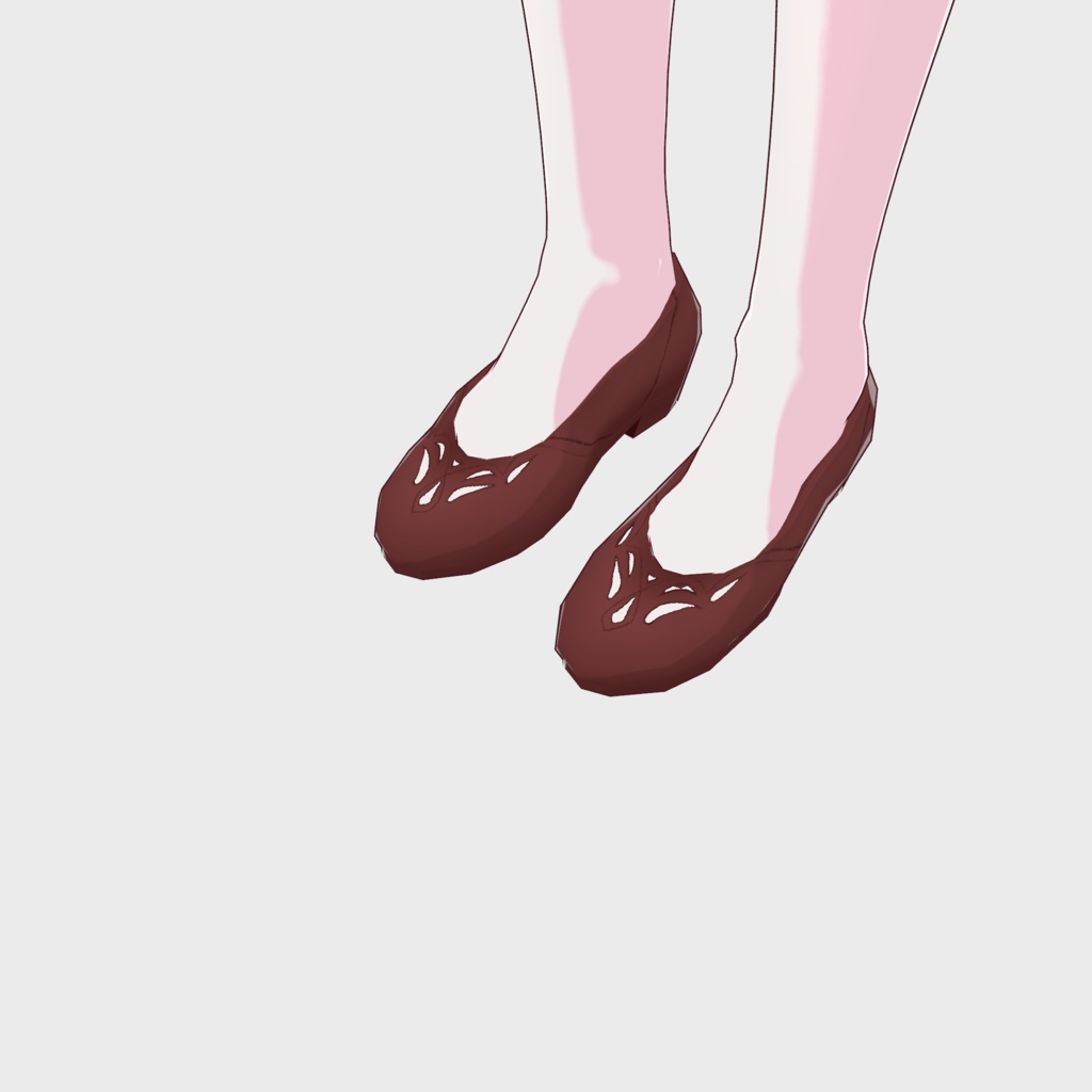 【VRoid正式版】ウォールペーパーダマスク柄ワンピース コーデ2色3点セット(ワンピース/カーディガン/パンプス)/an another angelus