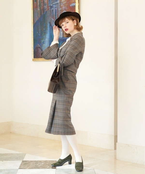 【VRoid】チェック柄セットアップ2色セット/an another angelus