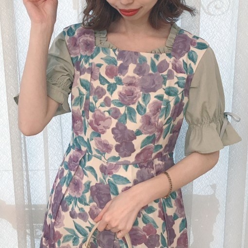 【VRoid正式版】ガーデンフラワー浴衣-PURPLE-/an3