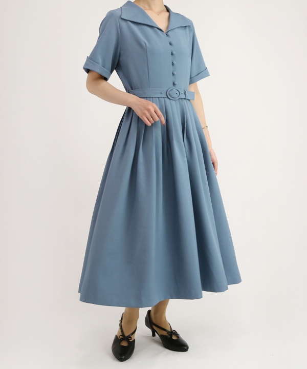 【無料配布】フレンチシャビ―ワンピース3色/an another angelus VRoid衣装 VRMデータ