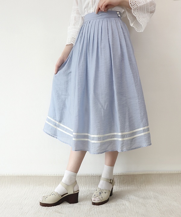 【VRoid正式版】ライン使いシアータックスカート コーデ 3色セット / F i.n.t