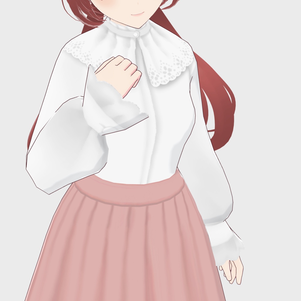 【VRoid正式版】ライン使いシアータックスカート コーデ 3色セット / F i.n.t