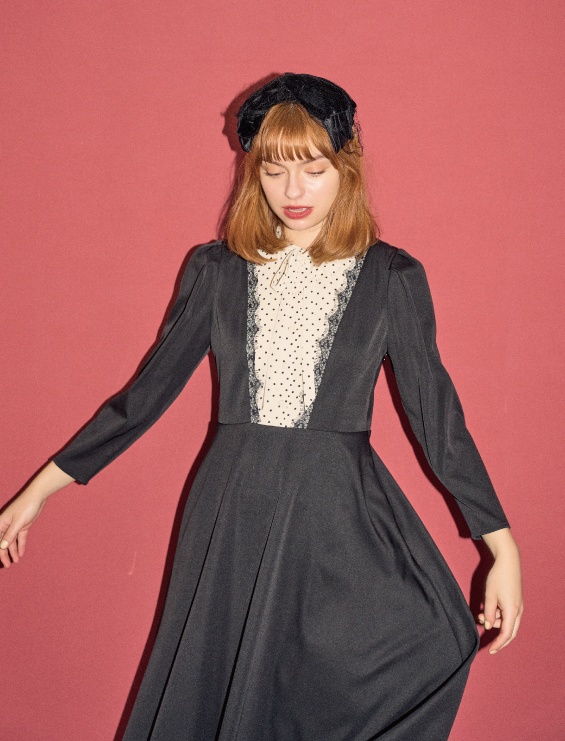 【VRoid正式版】ドットヨークボウタイワンピース 3色セット