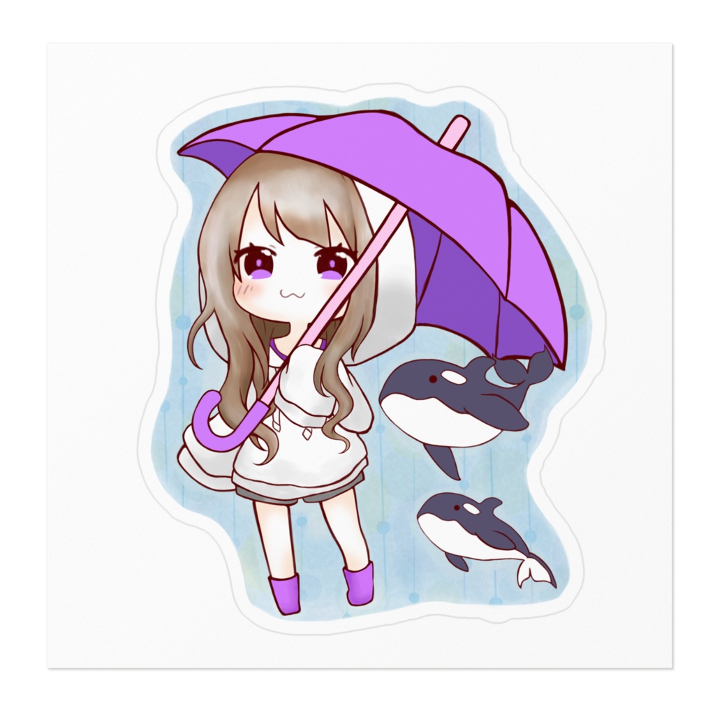 あめふらしありむらステッカー|有村蓮