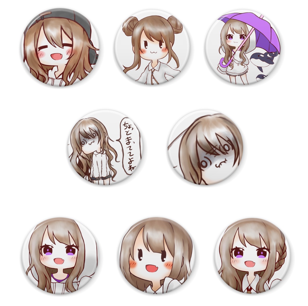 ありむりゃー缶バッジ【全8種類】|有村蓮