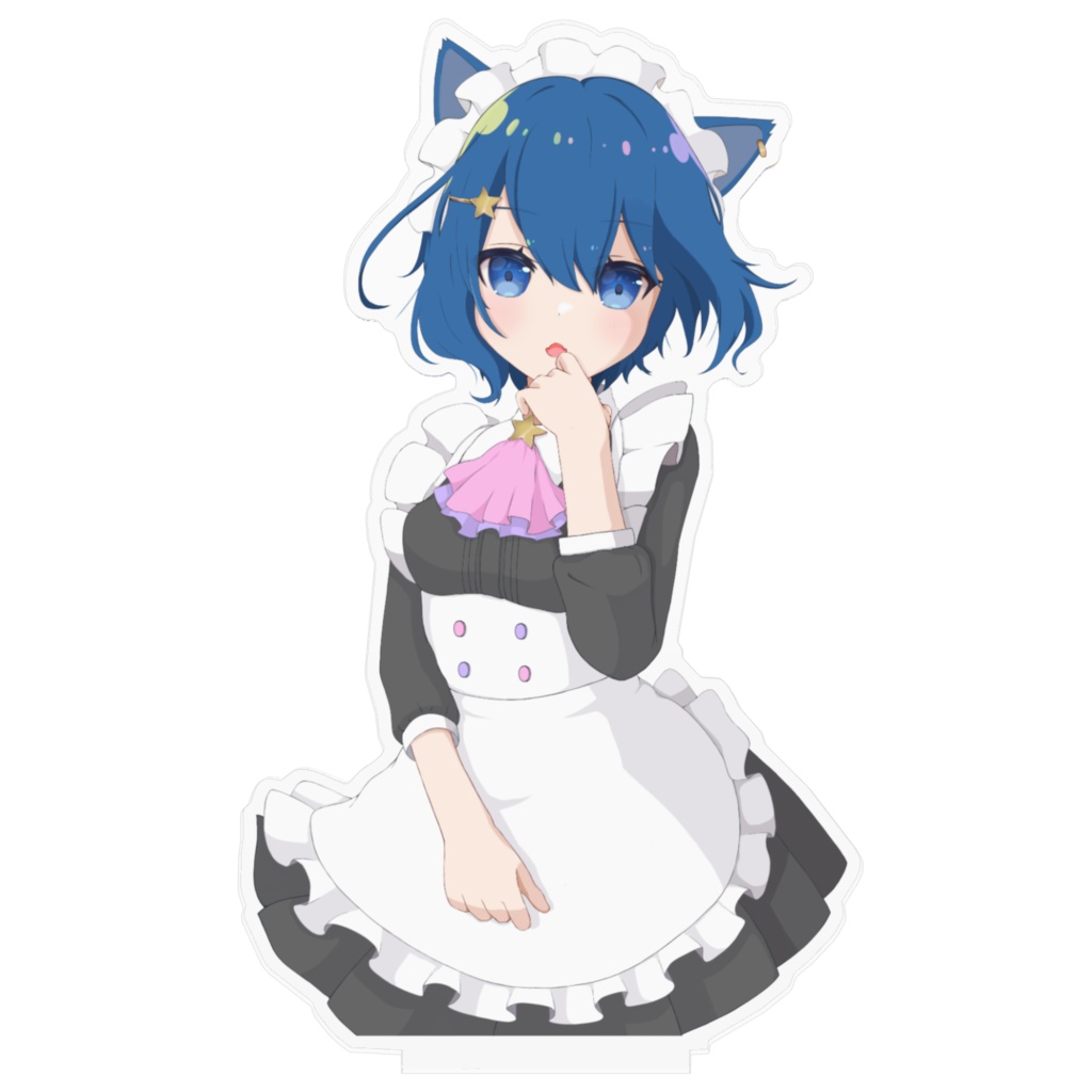 猫メイドさんアクリルフィギュア