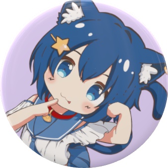 雨星るい缶バッジ