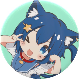 雨星るい缶バッジ