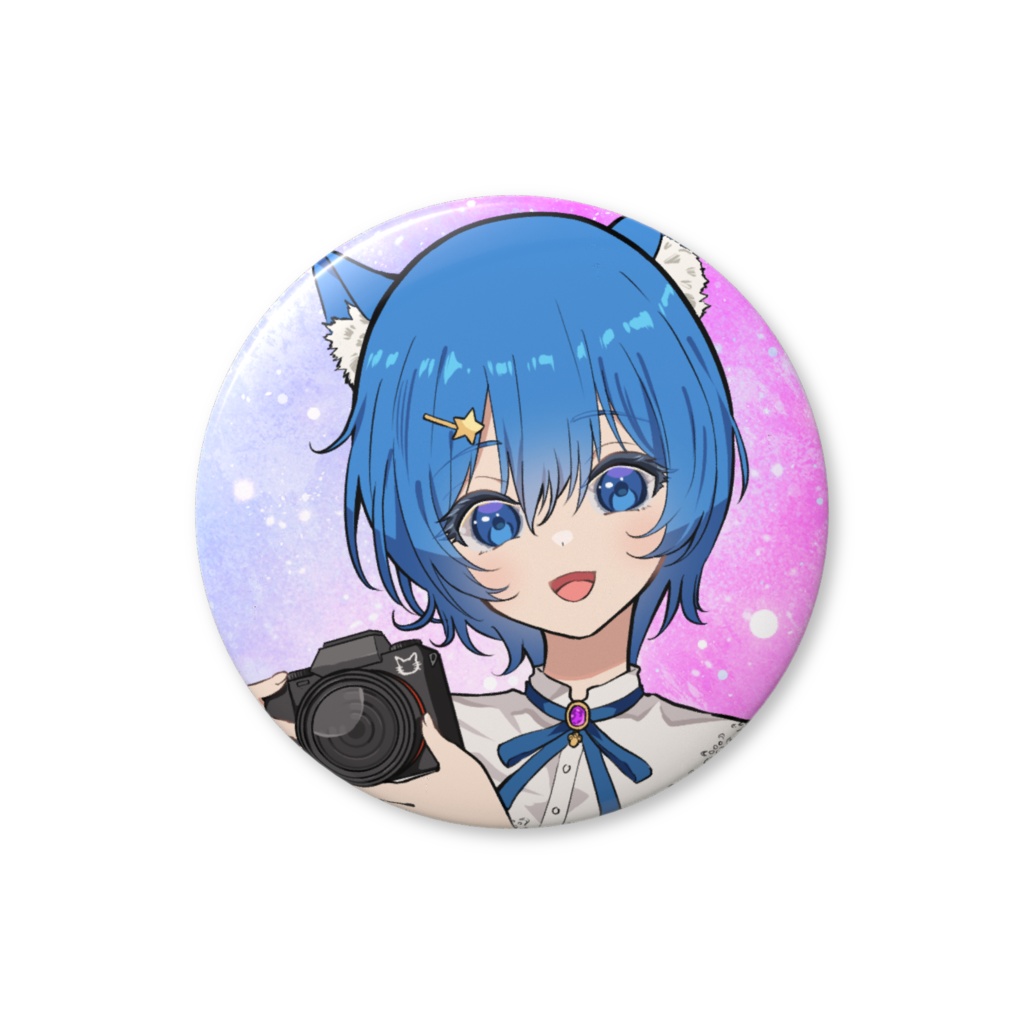 ラジオ3期 44mm缶バッジ|有村蓮 雨星るい