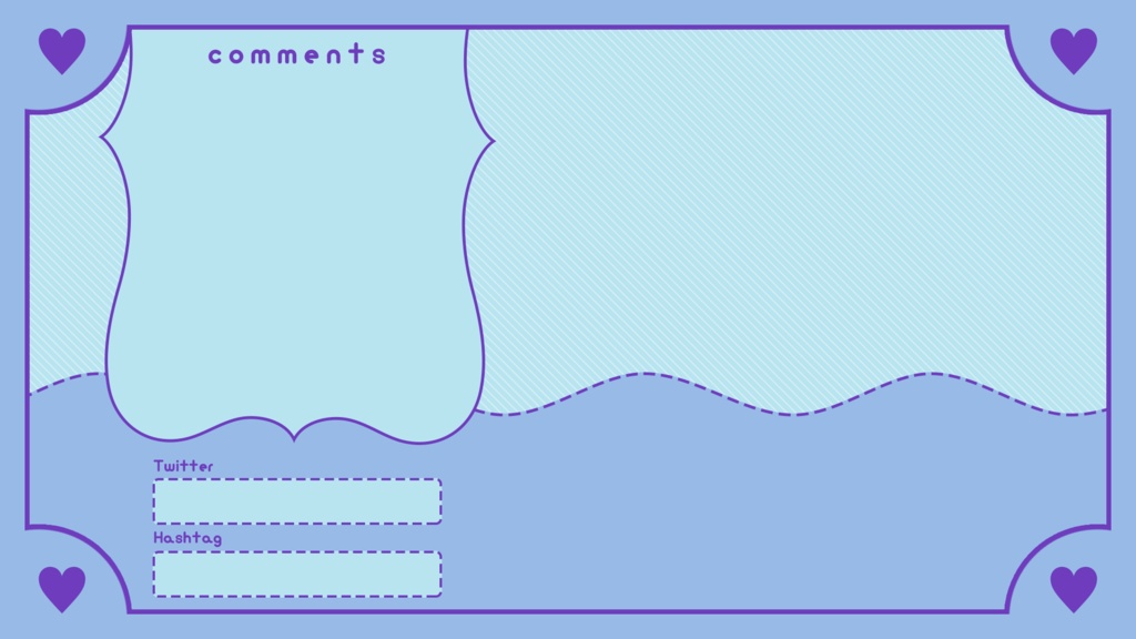 【配信者向け】配信素材オーバーレイ|Stream overlay