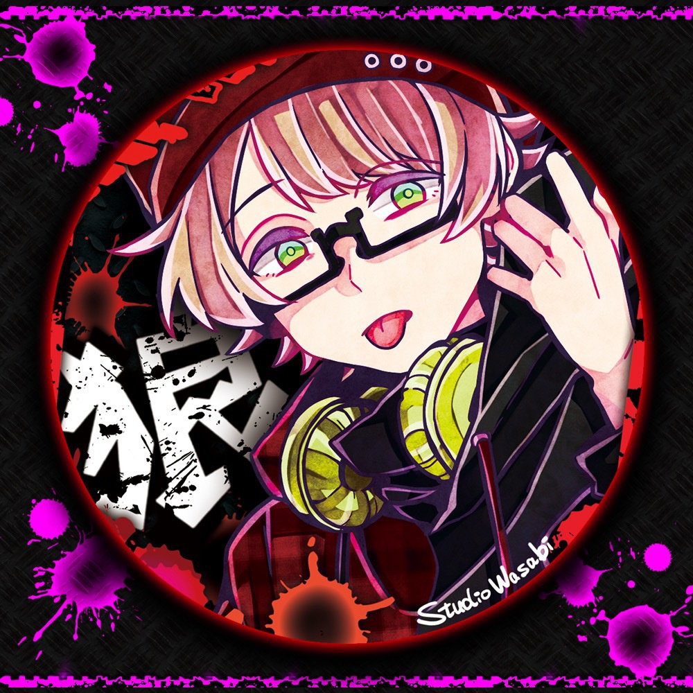 缶バッチ3セット&バラ(ユキナリ・リンタロウ・コウ)