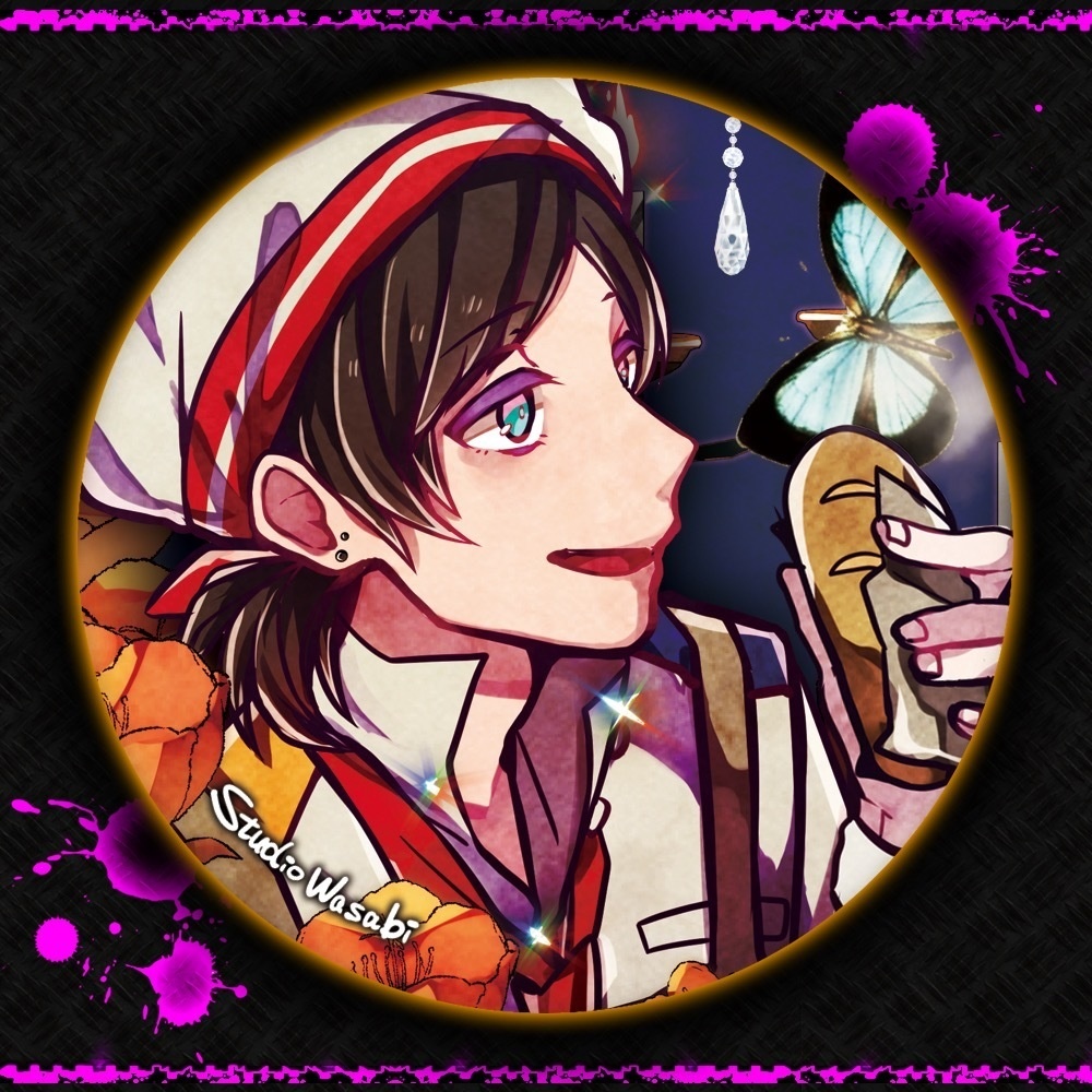 オオカミ探偵白書57mm 缶バッジ