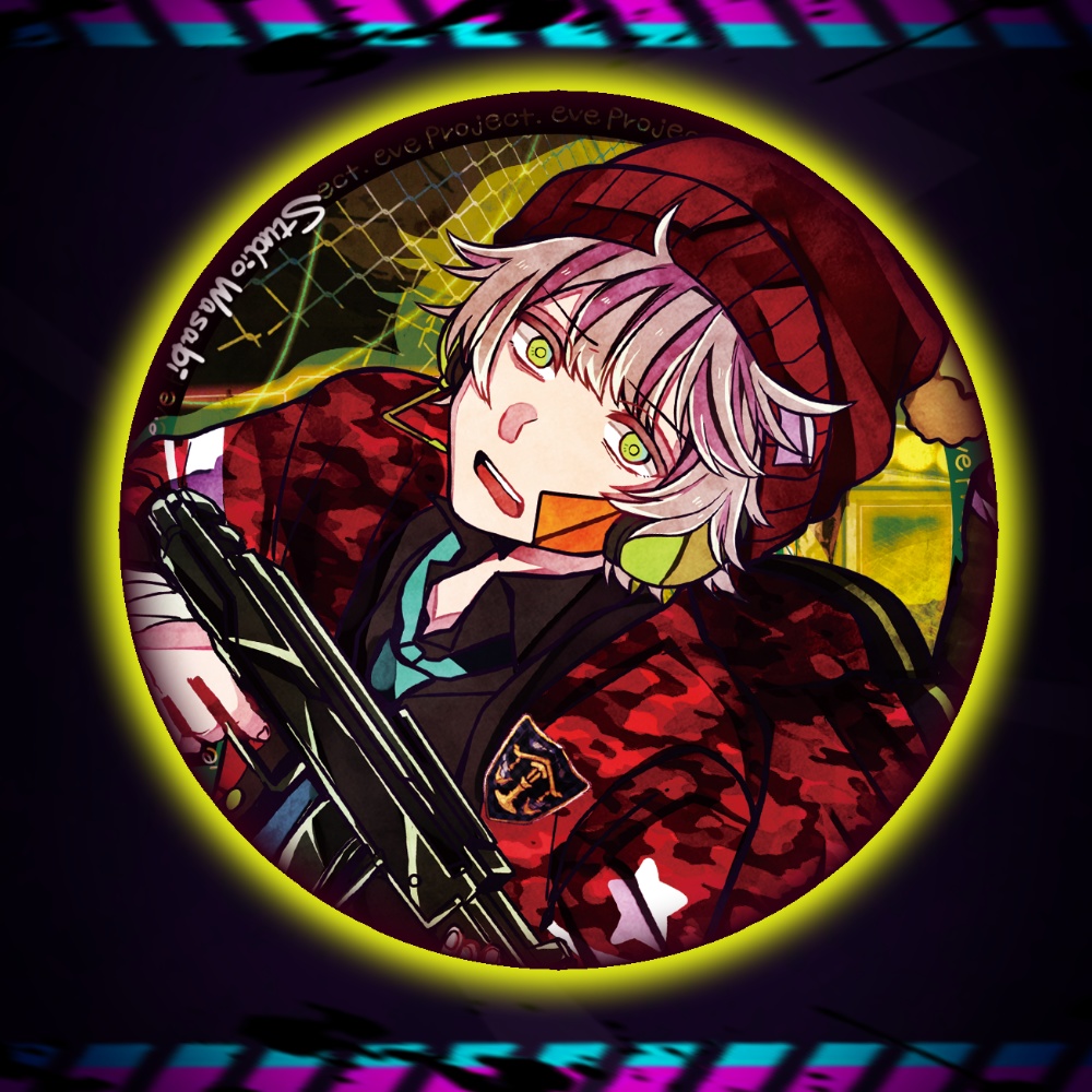 イブプロ 缶バッジ サバゲー 8種