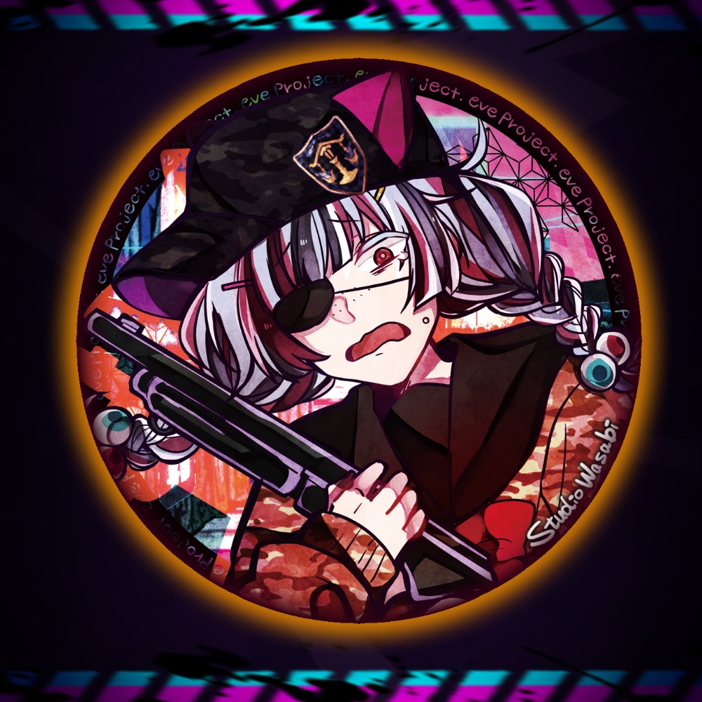 イブプロ 缶バッジ サバゲー 8種