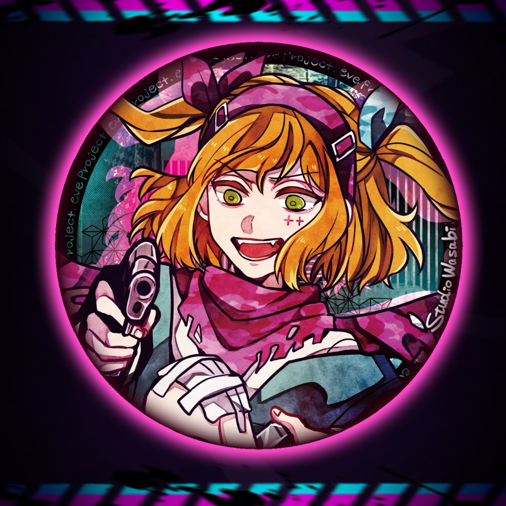 イブプロ 缶バッジ サバゲー 8種