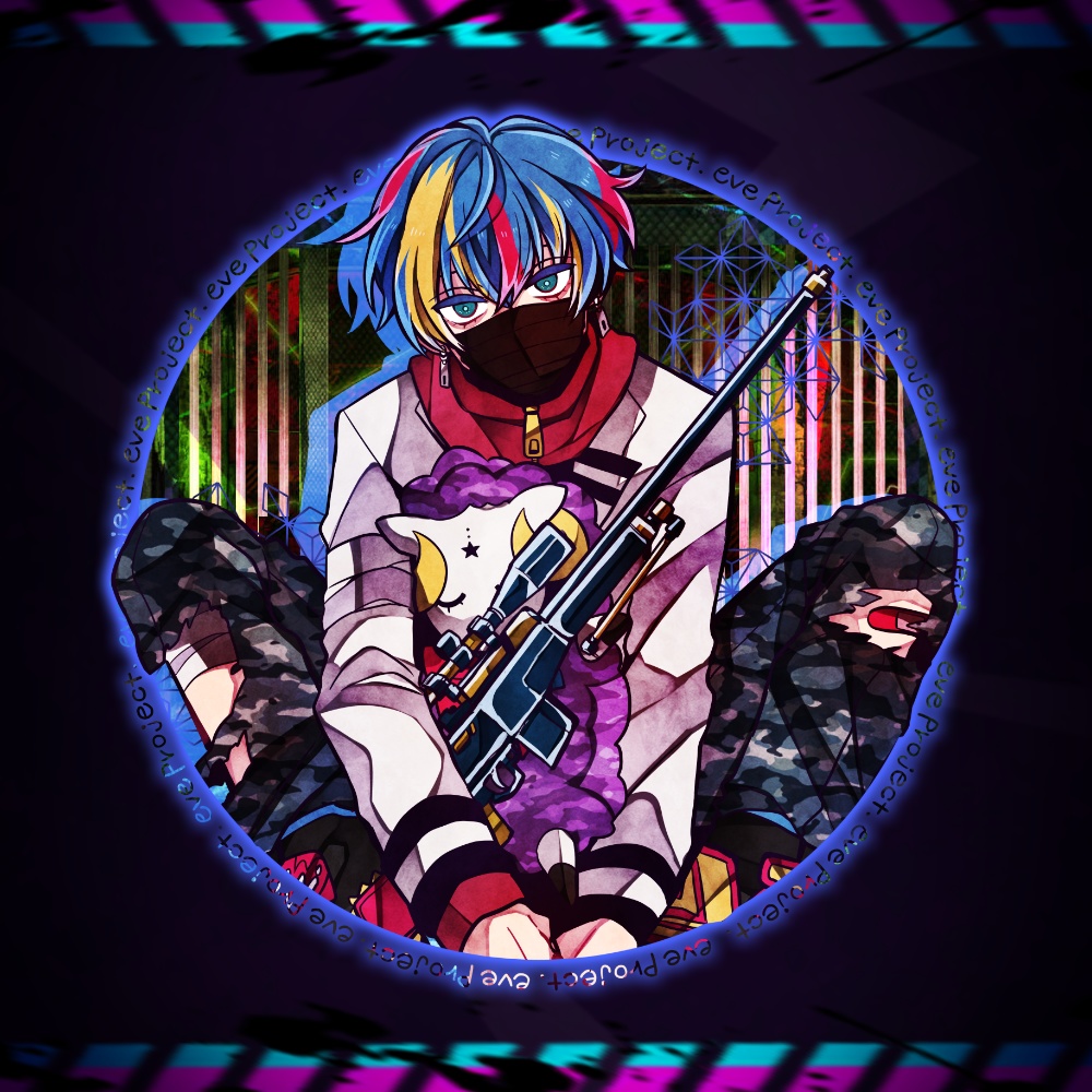 イブプロ サバゲー アクリルスタンドキーホルダー8種