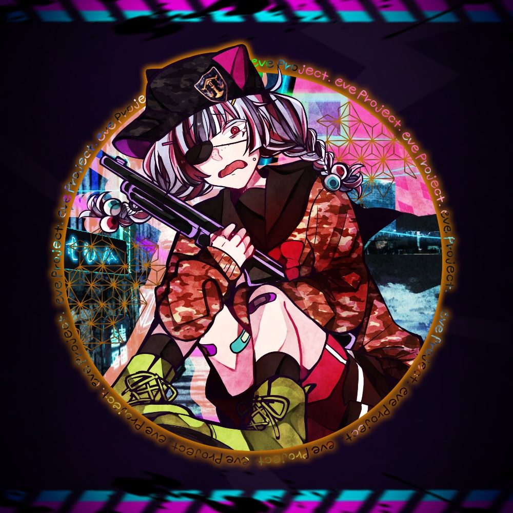 イブプロ サバゲー アクリルスタンドキーホルダー8種