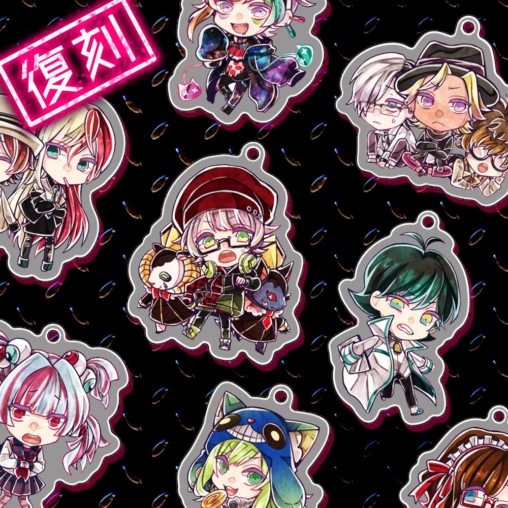 復刻!狼ゲーム アクリルキーホルダー&缶バッジ