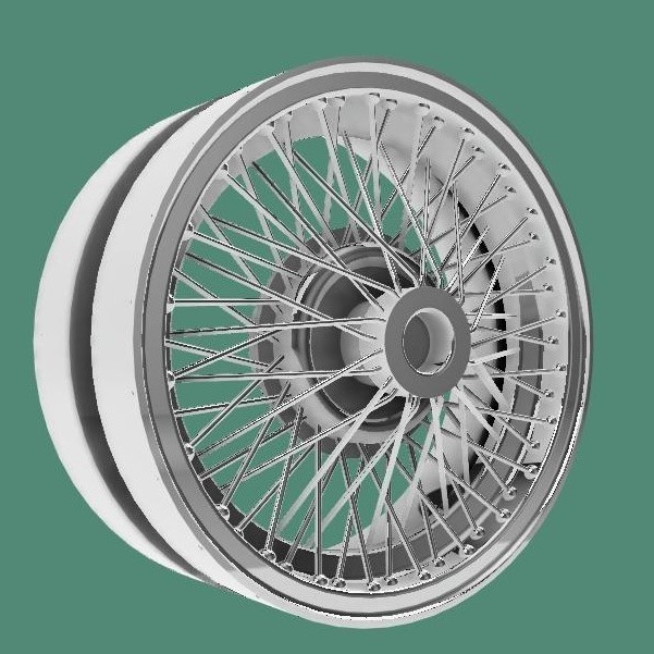 1/24ジャガーXK-E　ワイヤーホイール4個セット　 Wire Wheels