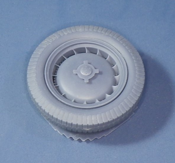 1/24 Heller ブガッティT50用タイヤホイール一台分 3Dプリント