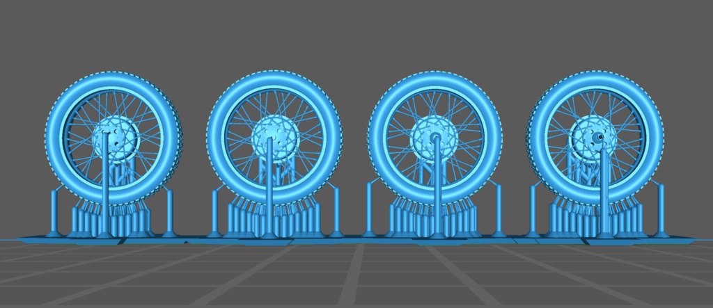 1/35 ツェンダップKS600サイドカー用タイヤホイール