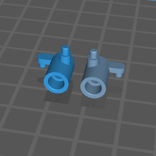 1/24 ルノー サンク ターボ ホイールセット 1台分 車高調整パーツ付 3Dプリント