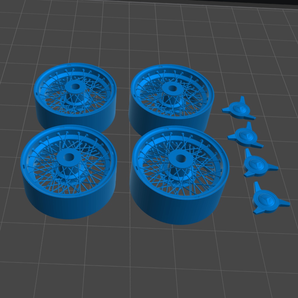 1/24 300SLRウーレンハルト 3Dプリント