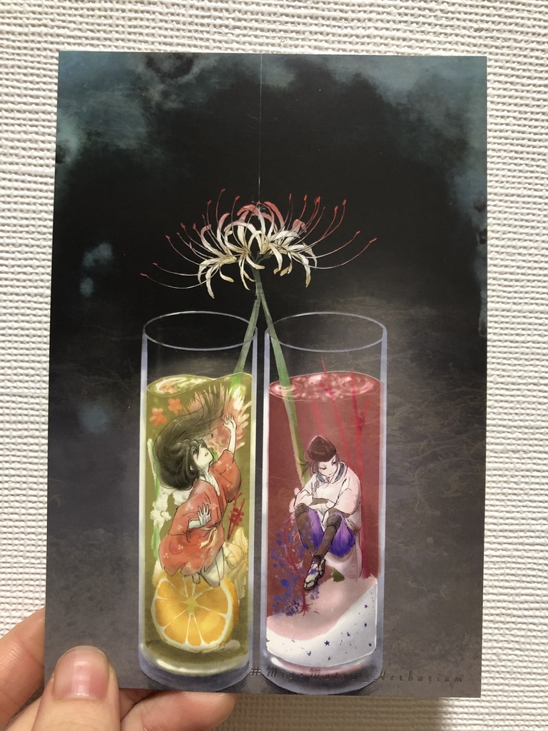 ポスカ#みおむつハーバリウム_み