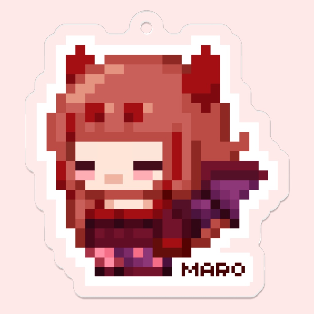 瀞良マロ ドットver. アクリルキーホルダー