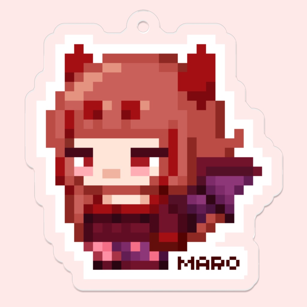 瀞良マロ ドットver. アクリルキーホルダー