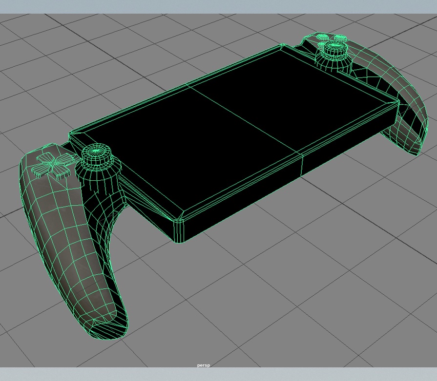 【3Dモデル】PSP風 携帯ゲーム機