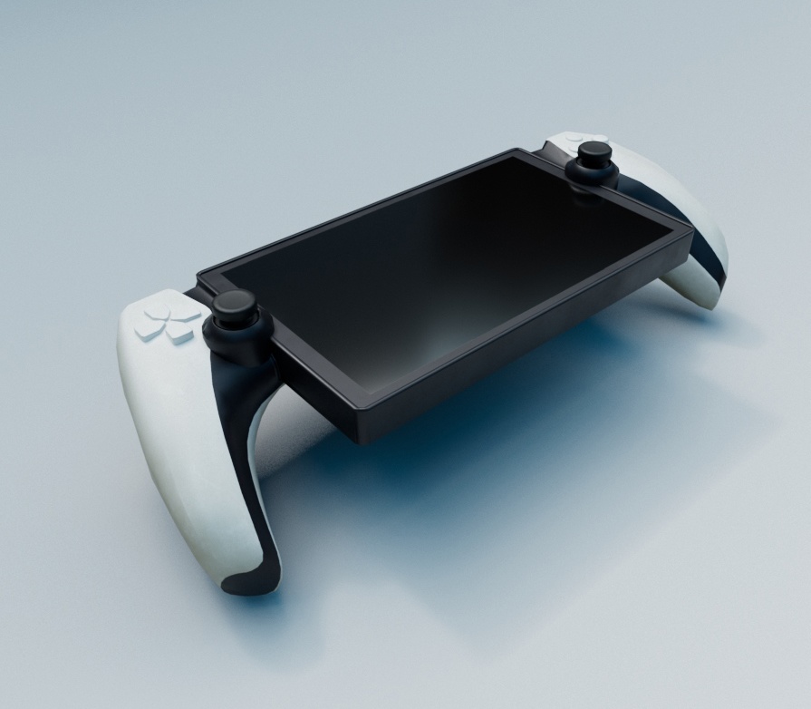 【3Dモデル】PSP風 携帯ゲーム機