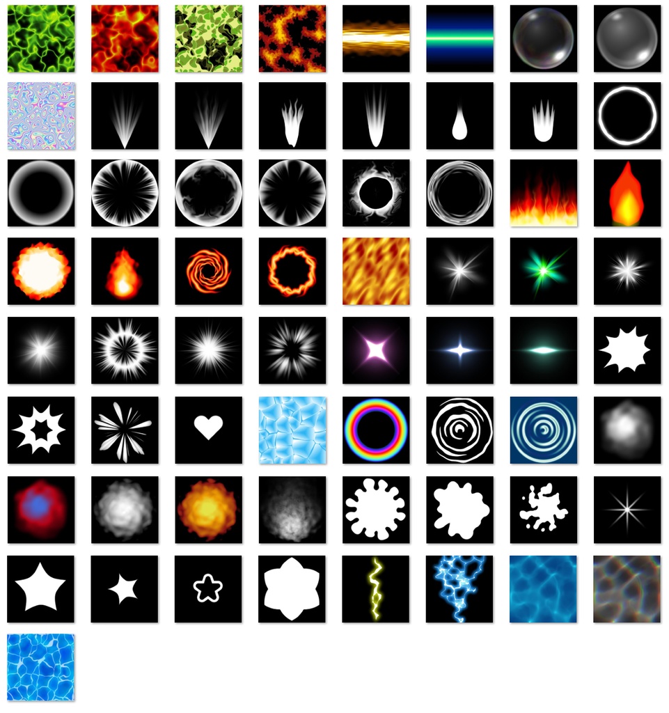 【Substance Designer】エフェクトテクスチャ65種セット|VFX・ゲーム制作・UE/Unity向け素材