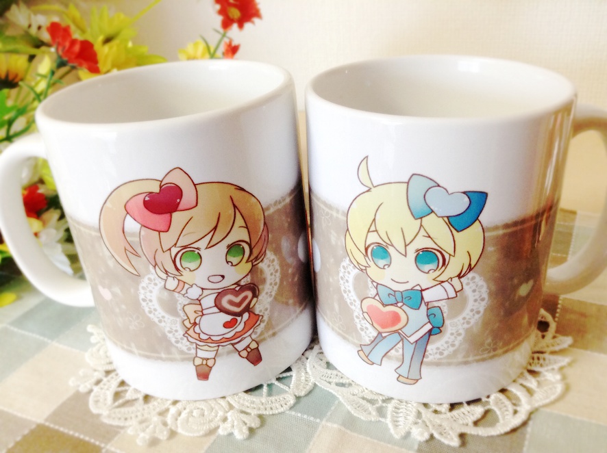 プレーゼとギフティのマグカップ