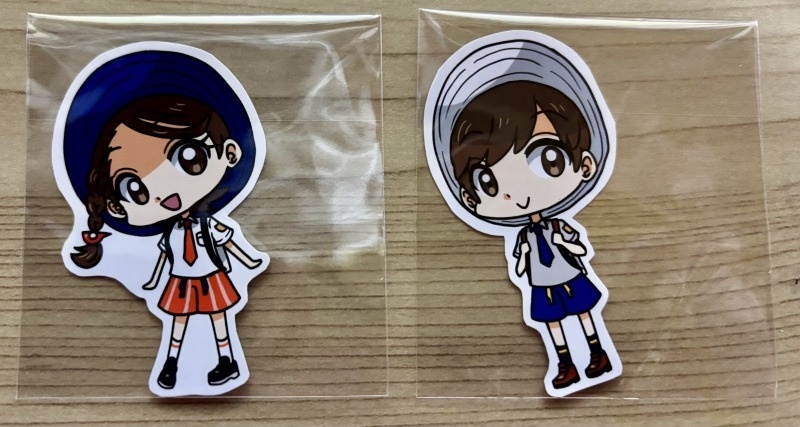 ぽけステッカー