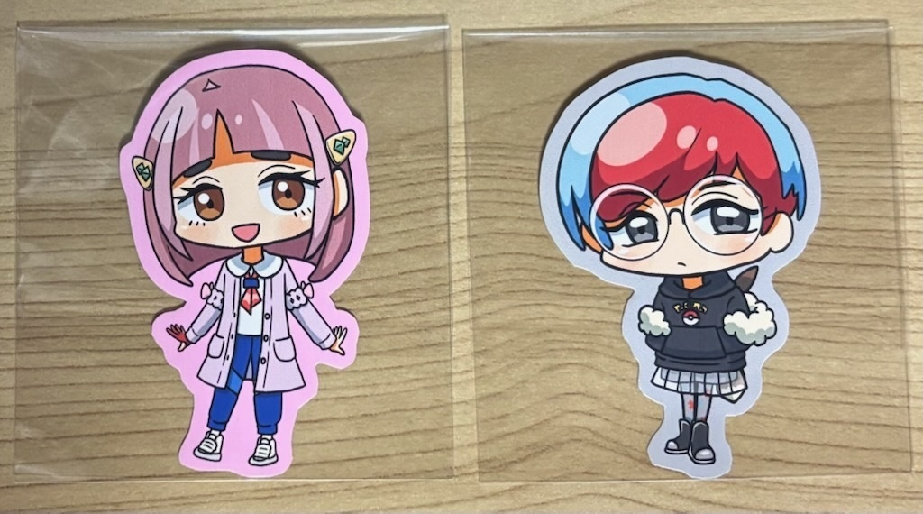 ぽけステッカー