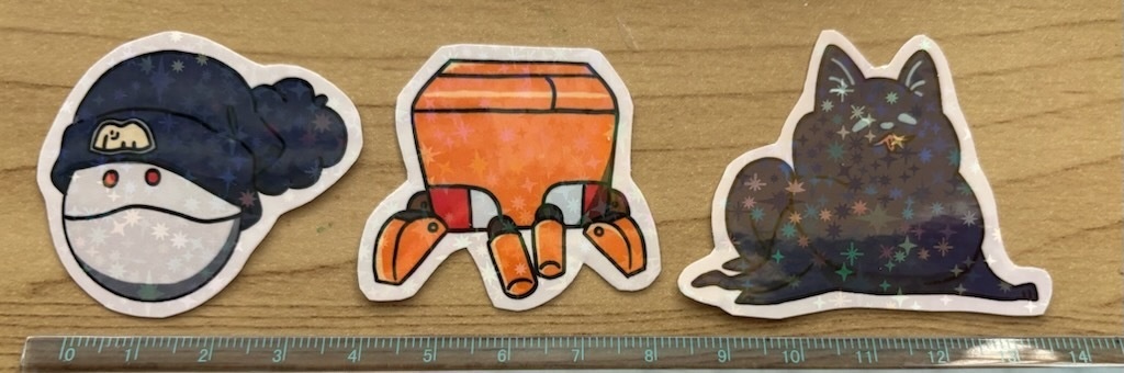 ジークアクスフレークシール(ハロ/コンチ/ポメラニアン)